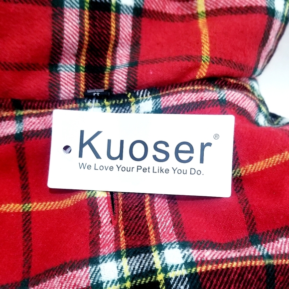 Kuoser Plaid Dog Jacket - Picture 11 of 13